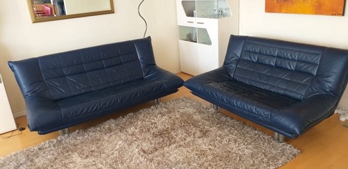 Zwei- und Dreisitzer Designer Ledersofa Rolf Benz - Bild 4 von 9