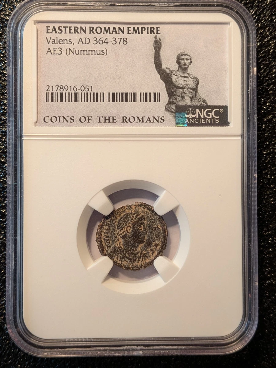 25+ Valens NGC Certified Roman Imperial Coins (27 BC-476 AD) for