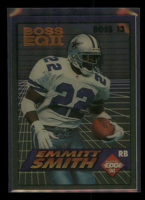 1994 Collector's Edge Emmitt Smith #13 Boss EQII Bronze Letters