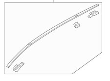 2019-2023 Mazda 3 Roof Rack Ditch Moldings - Right Bcyc-50-9h0