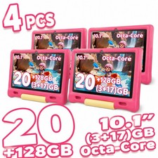 AEEZO Kids Tablet 10.1" IPS HD Touch 1280 800 Android 15 Octa Core 2.0GHz 4 PCS