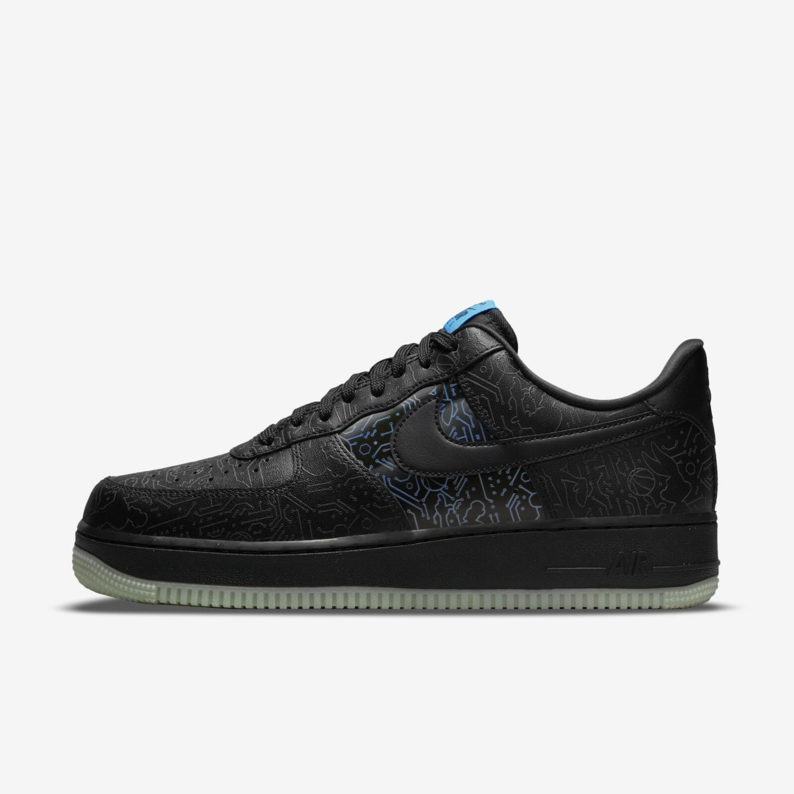 space jam air forces black