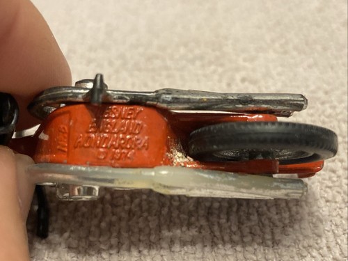 Vintage 1974 Matchbox Lesney England No. 18 Hondarora Honda Die Cast Motorcycle - Picture 5 of 5