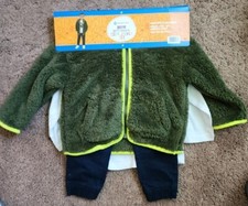 Member's Mark Boy's 3-Piece Long Sleeve Shirt, Jacket and Pant Set Size 2T NEW