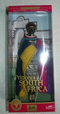 Princess of South Africa Barbie 2002 Dolls of the World Collector Edition