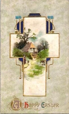 Vintage PPC - A Happy Easter - F20740
