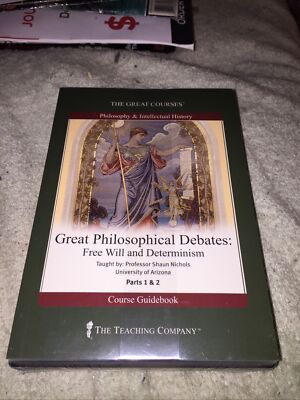 Great Philosophical Debates Free Will and Determinism DVD set w/book Parts 1 & 2