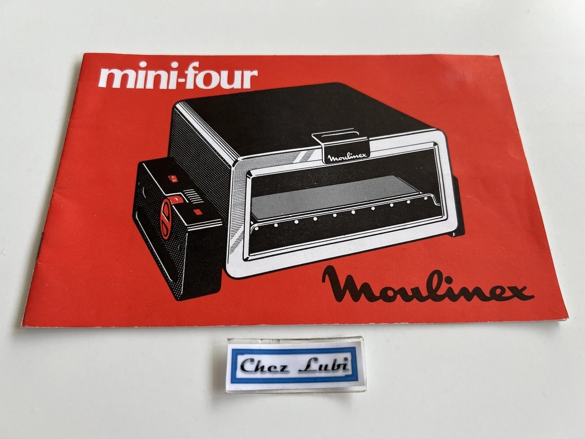 Notice / User Manual - Moulinex - Mini Oven - Vintage Model