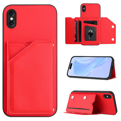 Case For Apple iPhone XS Max Hot Fashion Practical Card Pack Phone Cover