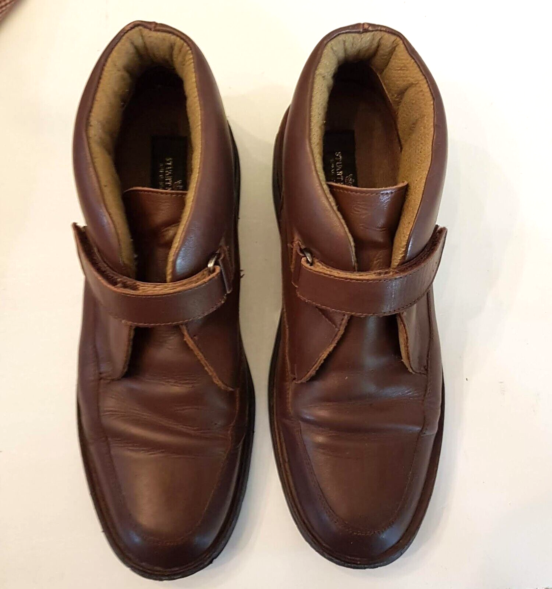 Stuart McGuire Leather Chukka Shoes Men\'s Sz 9 Boots Dress Ankle Boots‎ Brown Stuart McGuire Mens Size 10C Brown Leather Chukka Ankle  main image 2