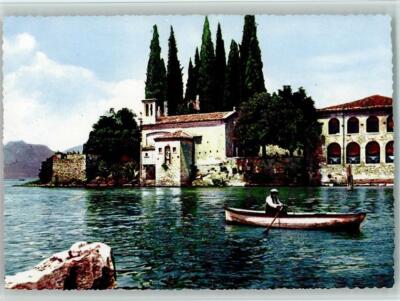 40151055 - Sirmione Rower on Lake Maggiore Brescia