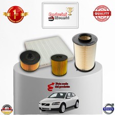 Kit 4 Filtri Per VOLVO V50 1.6 D2 84 Kw (2010-2012) - Olio, Carburante, Aria, Abitacolo