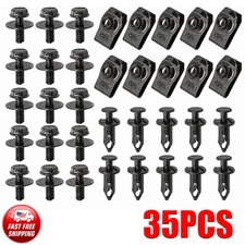 For Toyota Body Bolts U-nut Clips - M6 Engine Under Cover Splash Shield Guard