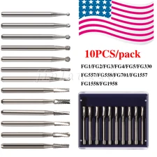 Dental Carbide Burs Friction Grip Bur Short Shank For High Speed Handpiece