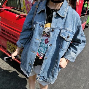 korean oversized denim jacket