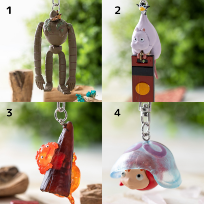Studio Ghibli Hanging Keychain Calcifer Japan Spirited Away Howl's
