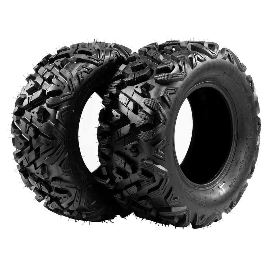 4 * TIRE SET ATV TIRES 25" 25x8-12 25x10-12 with warranty 6ply front & rear - Image 4 of 4