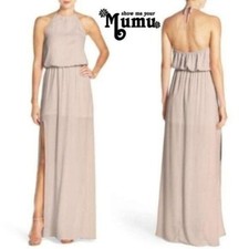Show me your mumu size large Heather halter dress