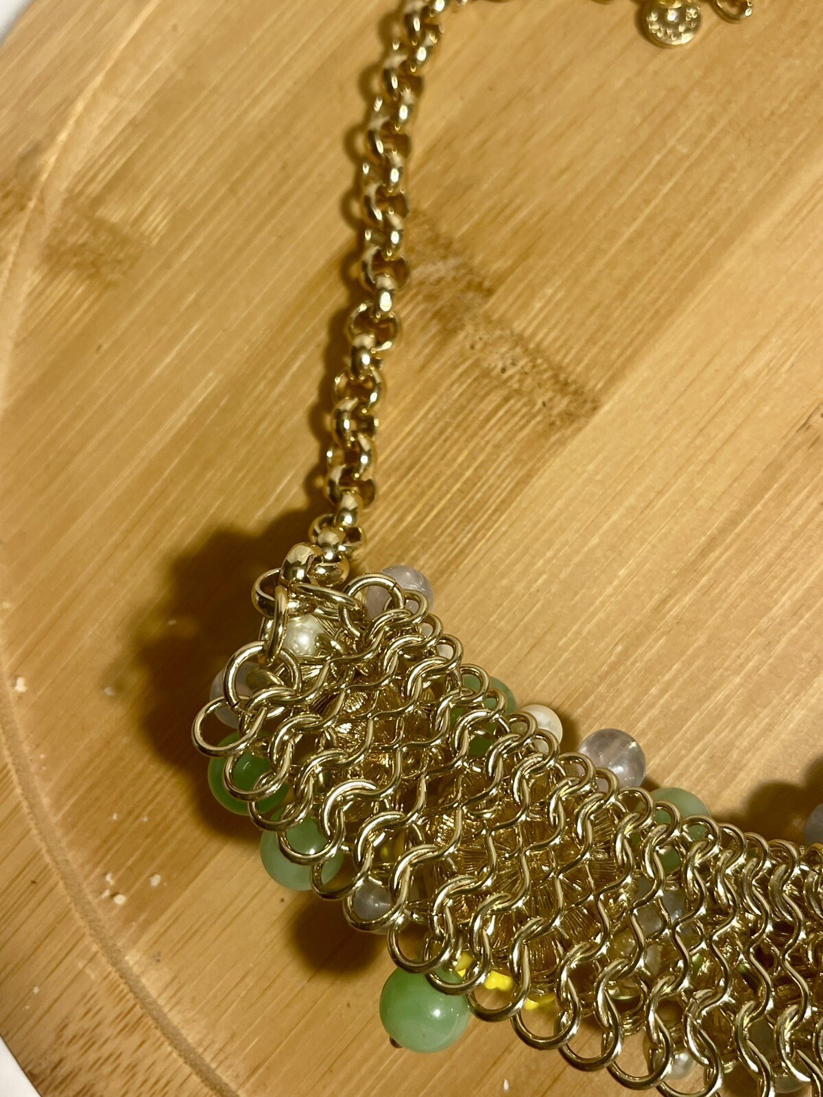 TALBOTS Flower Cluster Statement Choker Necklace … - image 9