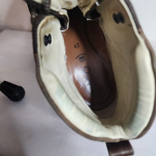 Stivali ECCO Track 25 da uomo US 8 Mid Moc Toe modello pelle marrone Gortex escursionismo - Foto 13 di 18