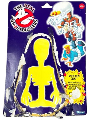Backcard Ghostbusters Bone Ghost 1989 INKgrafiX TOYS A