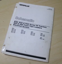 Caterpillar D3C D4C D5C Tractor Crawler ELECTRICAL System Schematic Shop Manual