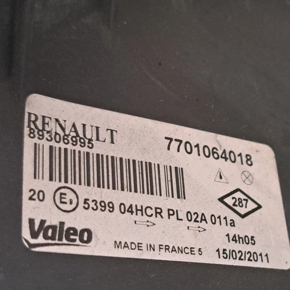 Renault Megane CC Scheinwerfer Links 89306995 - Bild 3 von 3