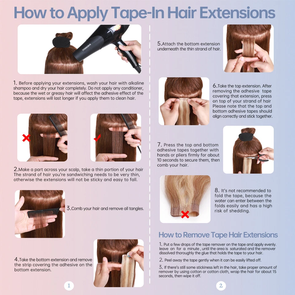 CLEARANCE Tape In 100% Human Remy Hair Extensions Real Skin Weft Caramel Blonde - Image 3 of 4