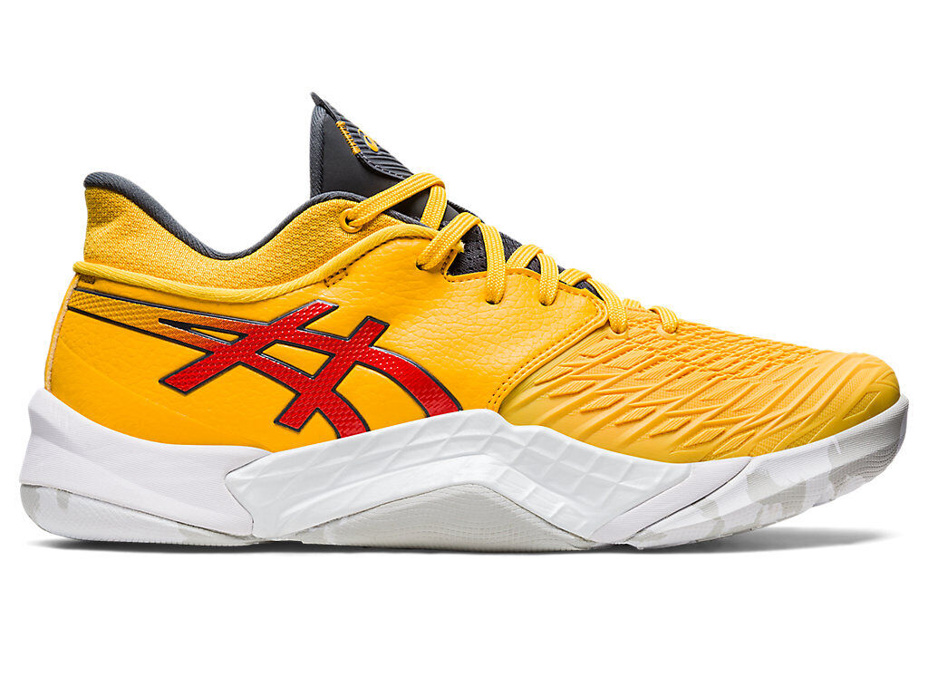 ASICS Basketball Shoes UNPRE ARS LOW Saffron/White Unisex Basketball Shoes