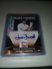 TAYLOR FEATHERSTON 2011 PANINI ELITE AUTOGRAPH #D 8/100 LOOK @ STORE