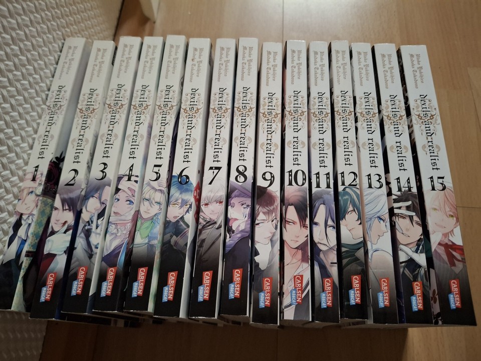 Devils and Realist kpl. 1 - 15 deutsch MANGA (Utako Yukihiro, Madoka