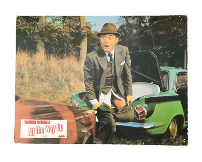 All the Way Up Lobby Card Original Vintage 1970 Warren Mitchell Elaine Taylor