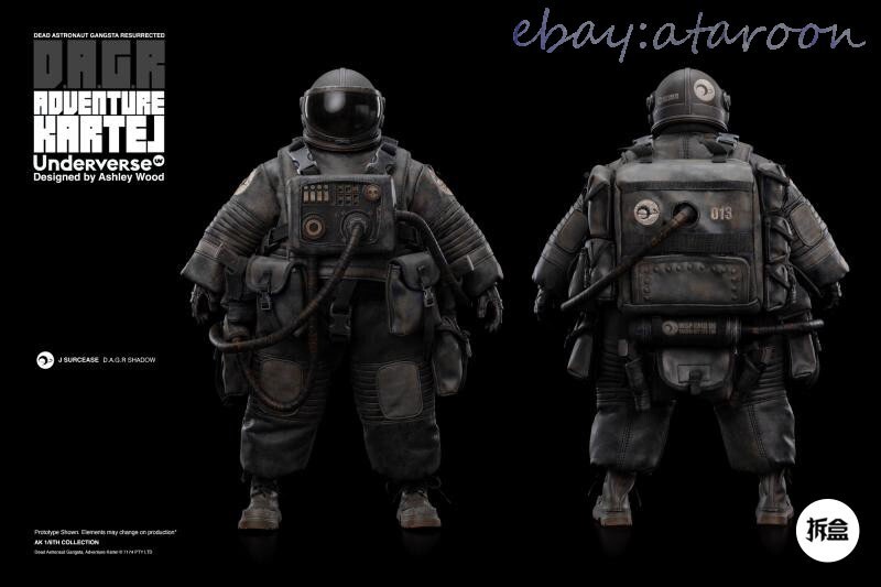 アドベンチャーカルテル　亡霊宇宙飛行士 D.A.G.S SHADOW 1/6 Ready! Underverse D.A.G.R SHADOW 1/6 Astronaut Adventure