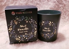 YVES ROCHER Nuit Vanille (night vanilla) Bougie Candle 6.3 oz / 180 g NEW NIB