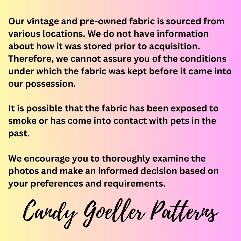 Green, Yellow, Red Tulips on Blue Pinstripe Concord Fabrics 41" x 44" + Scraps - Image 3 of 3