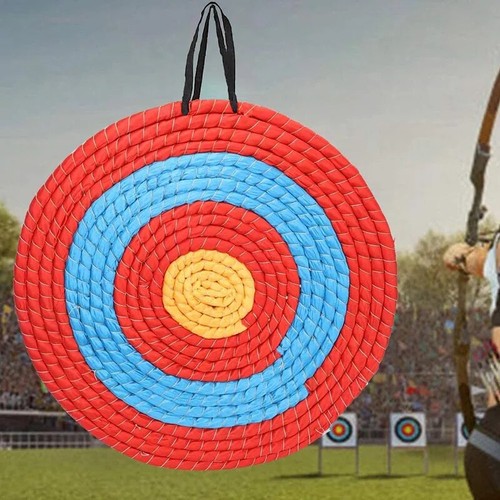 40cm Grass Target In Bright Colous Straw Products Outdoor Recurve Bow Archery - Picture 3 of 24