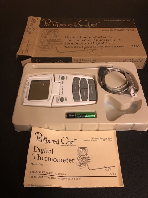 Pampered Chef Digital Thermometer Timer 2243 For Sale Online EBay