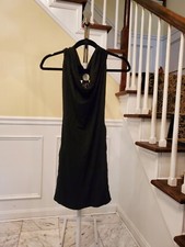 Black Backless Bodycon Dress Small