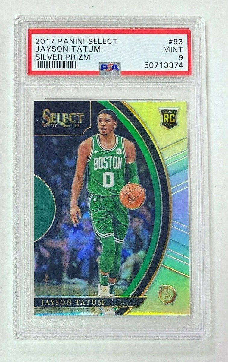 テイタム Prizm RC PSA 9 2017-18 Select Jayson Tatum #93 Premier Level Scope Prizm