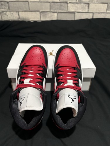 Size 6 - Jordan 1 Mid 'Gym Red Black White' | Fast Dispatch | - Picture 8 of 11