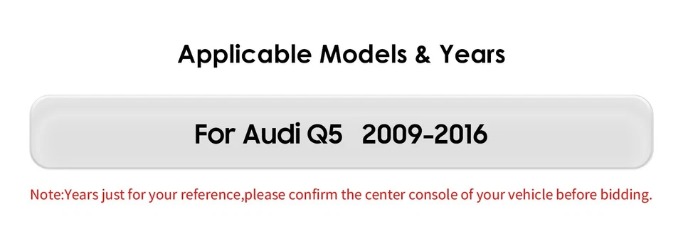 Reproductor de radio GPS para automóvil 8 núcleos 10,33"" Android 12 CarPlay estéreo para Audi Q5 2009-16 Foto 3 de 4