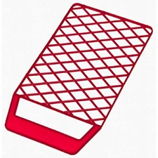 Linzer Products RM115 4" Mini Roller Grid, Red