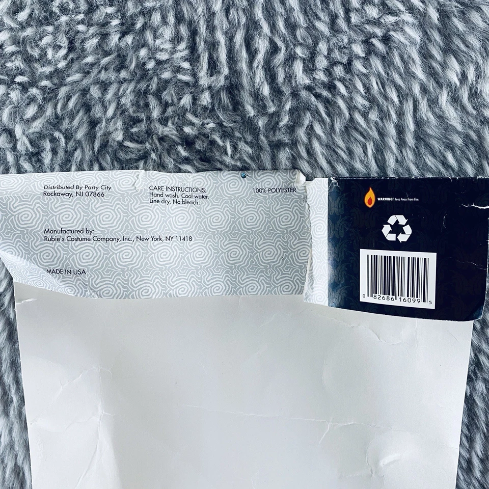 Men's Halloween Costumes Adult Royal King Fur Trim Robe, Red/White, One Size - Image 4 of 4