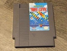 Thunder & Lightning Nintendo Nes Cleaned & Tested Authentic