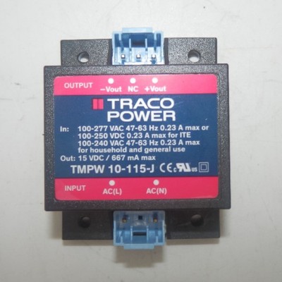 Traco Power TMPW 10-115-J 10W AC/DC Power Supply