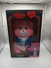 Netflix - Care Bears x Stranger Things Cheer Bear as Eleven, 12 Inch Plush