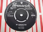 THE WHO MY GENERATION 1st UK PRESS 1965 IN COMPANY SLEEVE VINYL IS IN EX COND