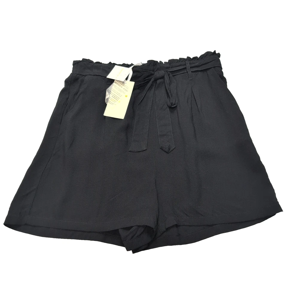 Short Femme M Fresh Made Noir 100% Viscose Fluide Neuf - Photo 1/4