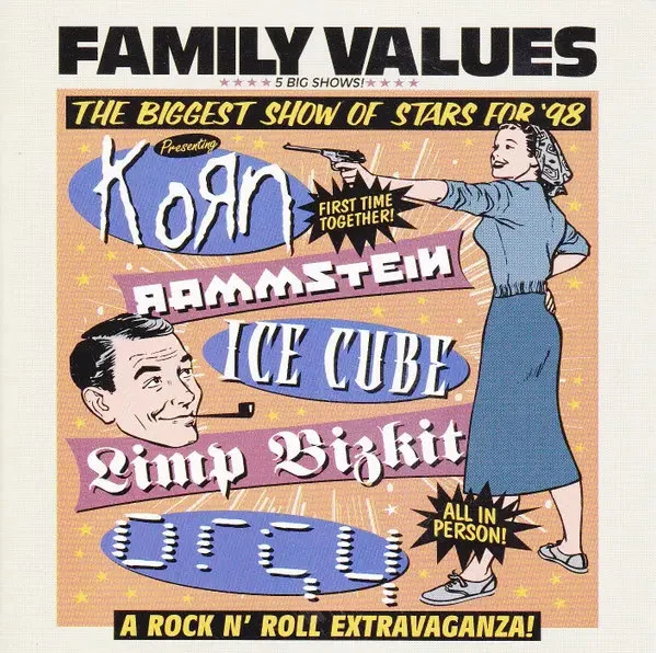 CD Ice Cube, Korn, Limp Bizkit Family Values Tour 98 Epic - Bild 1 von 1