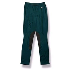 Kerrits Flow Rise Tights Riding Leggings Suede Patches Equestrian Stretchy XL